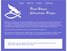 Tablet Screenshot of christianpages.org